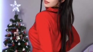 meriol_chan เต้นยั่วๆกับชุดสีแดงน่าโดนเย็ดหีตูดโครตแน่นเนียนจัดๆ